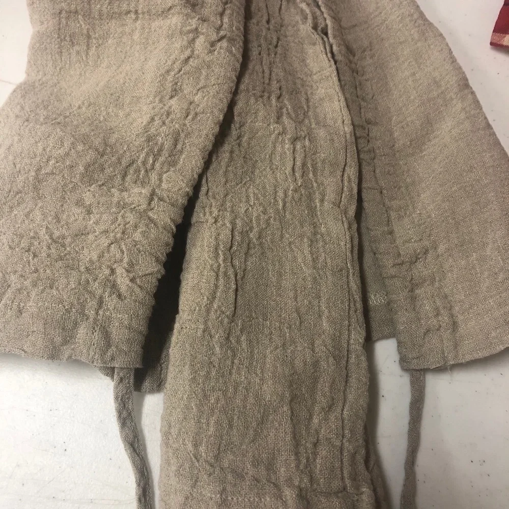 LUUKAA Crinkle Linen Double Layer Lagenloo… - Picture 4 of 6